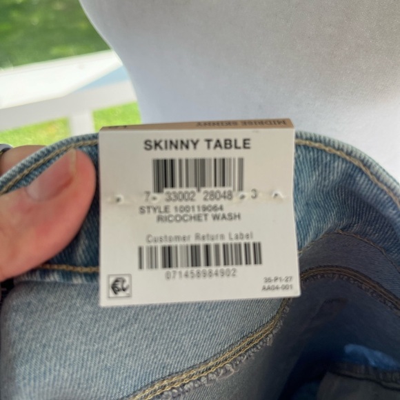 NWT Style & Co Curvy Skinny Jeans, Created for Macy's Skinny Table SZ 12 - Picture 8 of 10